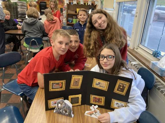 Elementary students become art curators