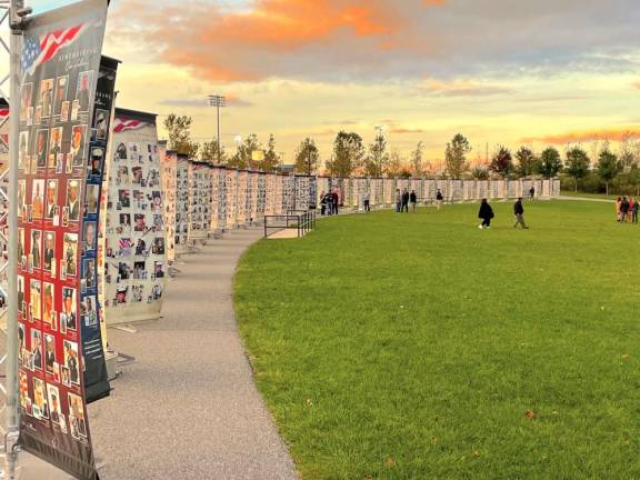 The National Iraq/Afghanistan Memorial includes both military and personal photos of those killed in action.