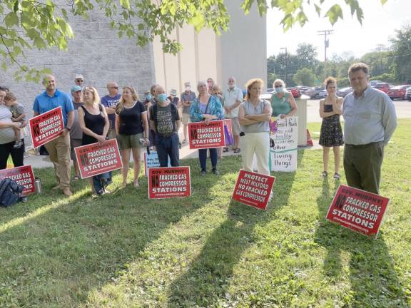 Residents rally against gas compressor expansion project