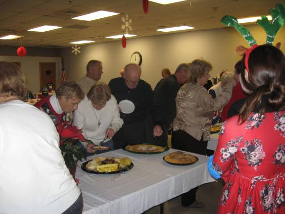 Tasty appetizers were a big hit.