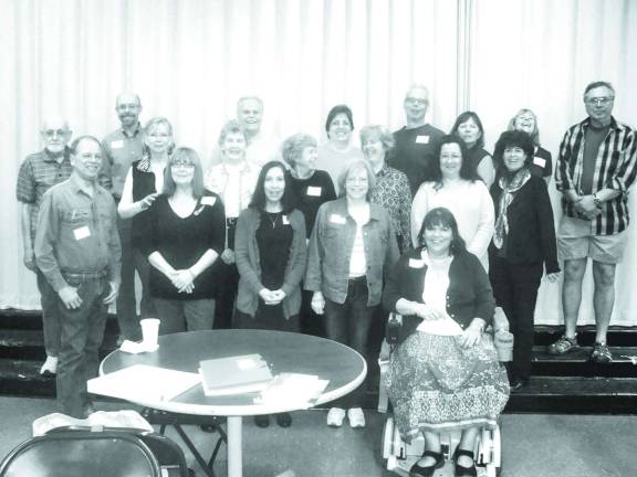 Literacy volunteers finish training