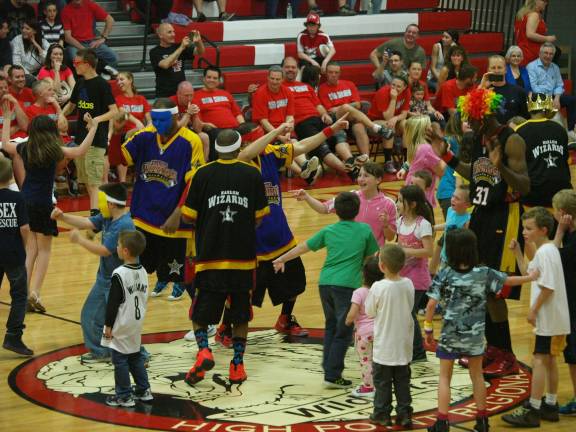 Kids get in on the action.