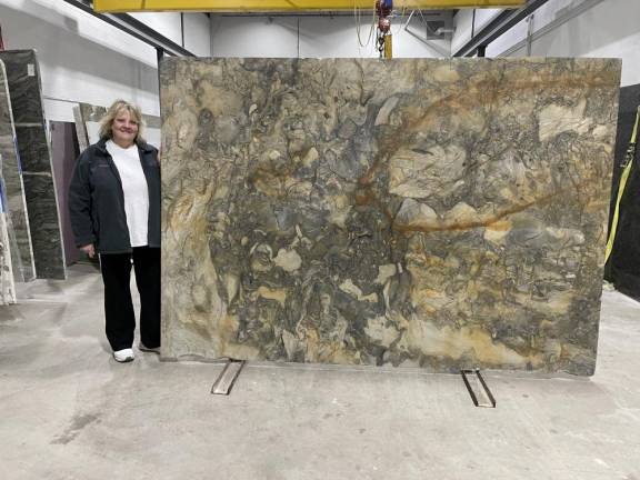 Christine Ludwig, a Vernon resident, owns Tri-State Stone and Tile in Rockaway. (Photo provided)