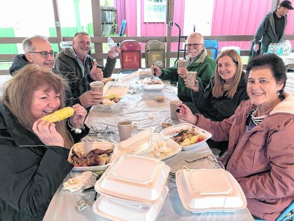 <b>Sussex County residents enjoy the food and music.</b>