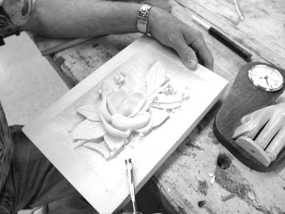 Photos by George LeRoy Hunter An up close look at Cliff Harrison's flower. Harrison is a retired professor and a resident of West Milford.