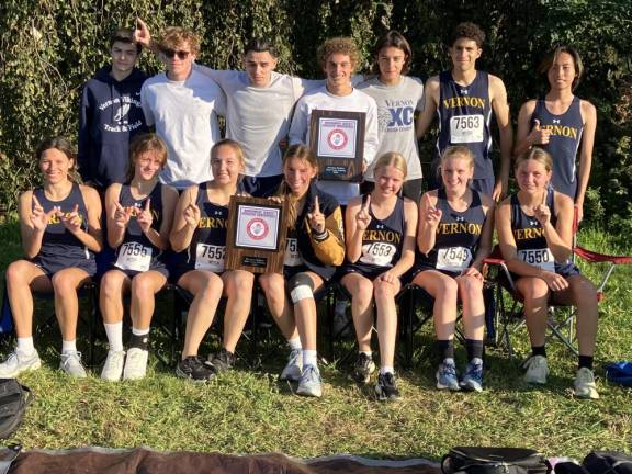 The Vikings boys and girls cross country teams both clinched division titles.