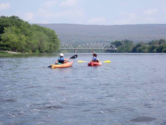 <b>Paddling the Delaware River. Photo: Becca Tucker</b>