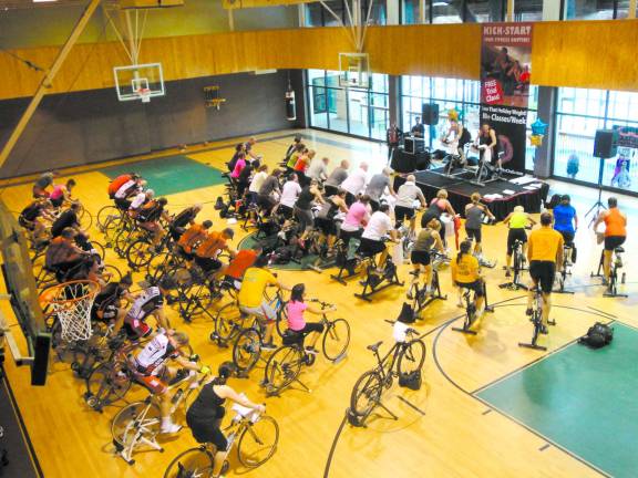 More than 50 cyclists pedal for the cause at Minerals Sports Club, in Vernon.