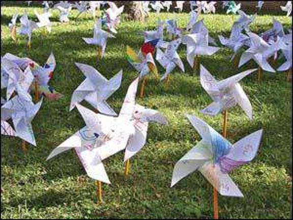 Making a statement for peace