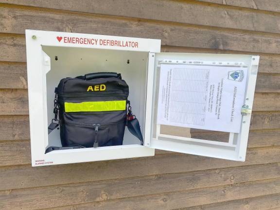 In case of an emergency, the community can find once of these boxes on a park building and access a variety of supplies.