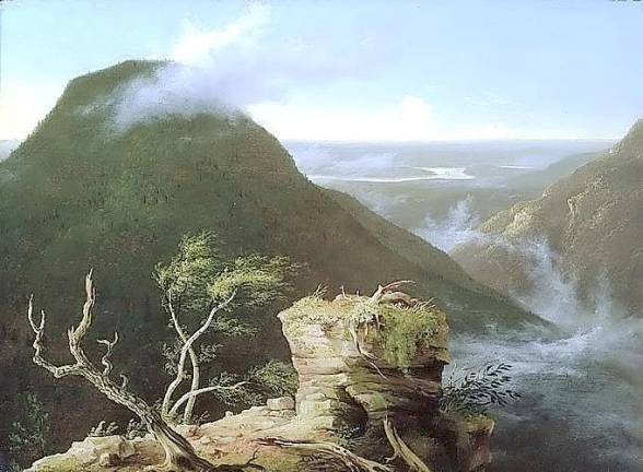 Thomas Cole’s “View of the Roundtop in the Catskill Mountains” (1827)