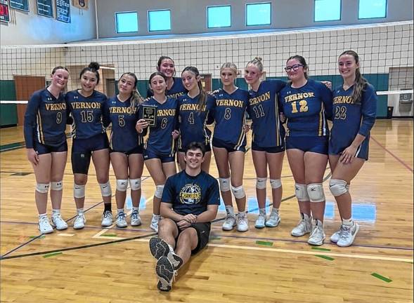 <b>Vernon Township High School junior varsity volleyball team.</b>