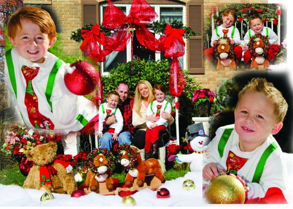 Photo submitted by: Victoria Braga of Wantage, N.J. &quot;Family Christmas photos taken outside of our house on the lawn.&quot;