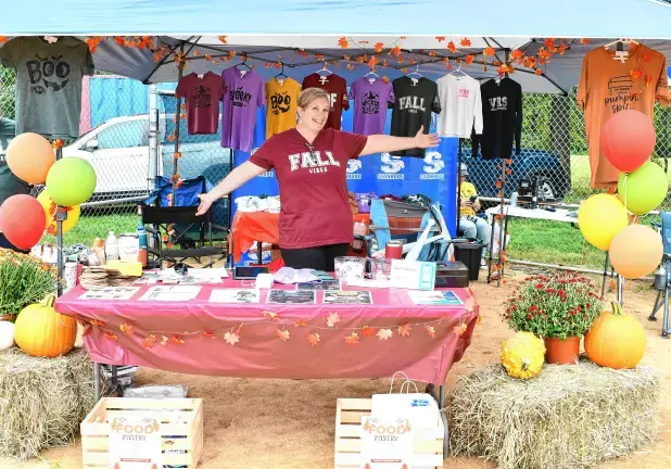 Alyssa White of the Stanhope School Home &amp; School Association, which organized the second annual Fall Festival on Saturday, Sept. 27. (Photo by Maria Kovic)