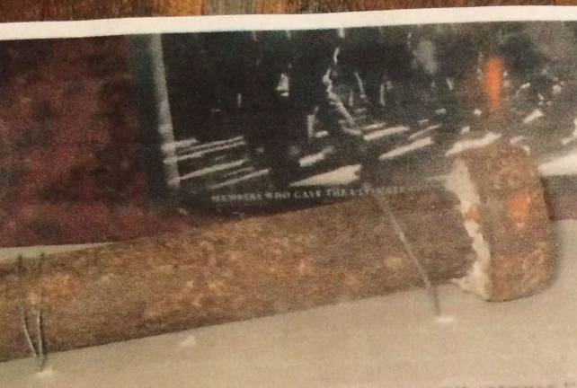 Bolt that Cooney found at Ground Zero.