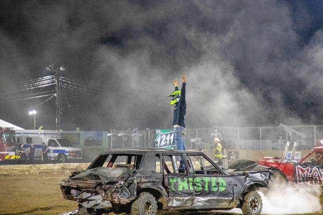 <b>The fair’s Demolition Derby is a popular event returning to the fair Sunday, Aug. 3. Check out Sunday’s complete lineup of events on the schedule below.</b>