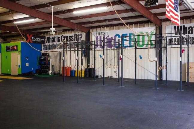 Inside of Crossfit Juicebox's studio.