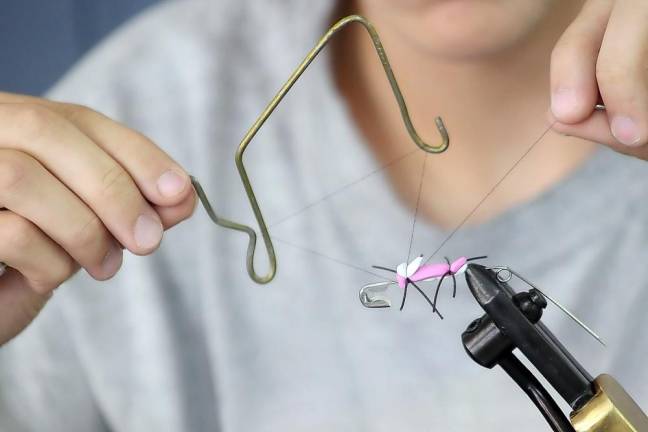 Fly tying and fishing in New Jersey