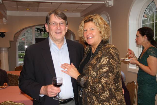 Dr. Salvatore Sciascia and wife, Kathryn Kaplan, owner of the newly reopened Garlic &amp; Oil in Sparta.