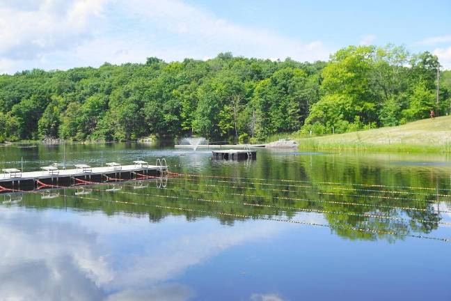 The ORA swim lanes are available for residents to use.