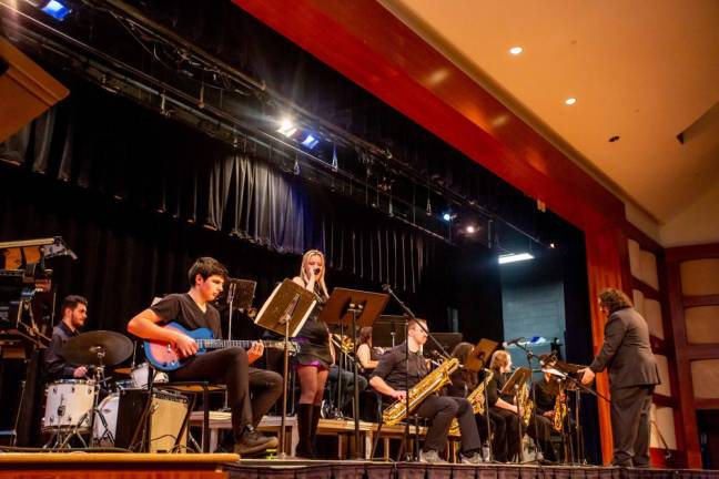 AN4 The High Point Regional Jazz Ensemble performs. (Photo by Sammie Finch)