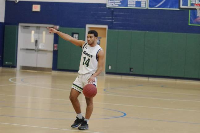 David Forzani of SCCC scored 10 points, grabbed five rebounds and made four steals during the game.