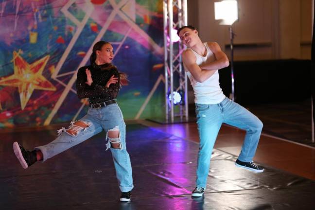 ‘Makin’ it Hot,’ performed by Natalia Arroyo and Mason Shirhall, both of Vernon, won first overall in hip hop duet in the Senior Advance Division.