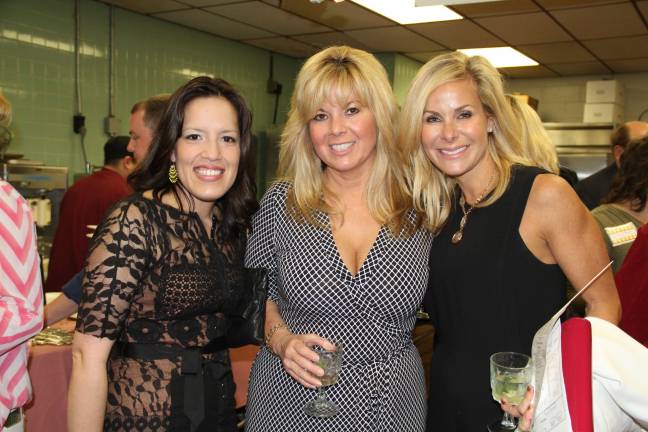 Dawn Salmon of Upstream Grille with sister Kristen Stoll of Lafayette and Erica Gang of Sparta.