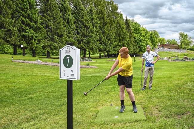 <b>1Club is based on Park Golf, a sport that’s hugely popular in Japan. A course opened this summer at the Great Gorge Golf Club in Vernon. (Photo by Madison Freifelder)</b>