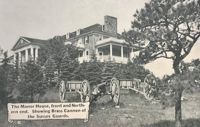 The Kuser Mansion was turned into a museum, visitor’s center and lodge with two Civil War cannons on the front lawn. (Photo provided)
