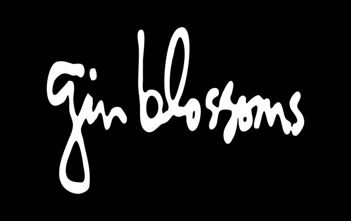 Gin Blossoms logo.