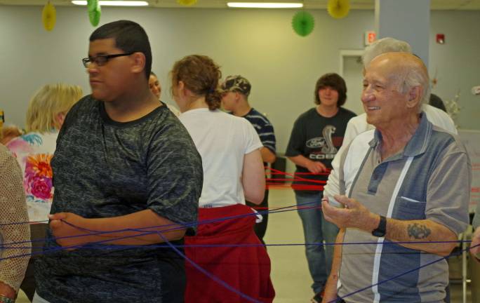 At the right is Vernon resident Frank Macherone. Sharing his hopes and wishes, when asked what he wants to be when he grows up, he responded, &#xfe;&#xc4;&#xfa;Older.&#xfe;&#xc4;&#xf9;
