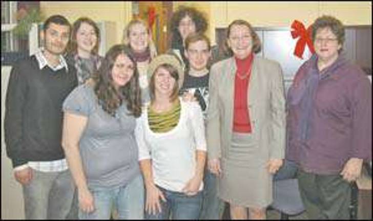 Graphic design students recognized