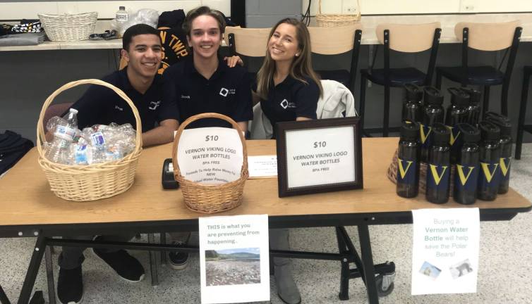 From left, Devon Johnson, Derek Bogdewicz and Shayna Lazar