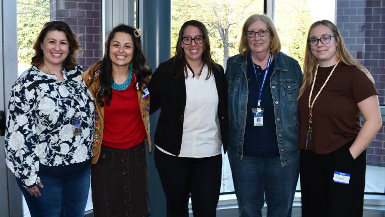 <b>CARES Team Members: Jessica Pappa, SCCC, Lori Ciampi, SCARC, Inc, Adara Hellmann, The Arc of New Jersey, Patti Nugent, SCCC LACE Program Coordinator and Rachel Beyer, SCCC.</b>