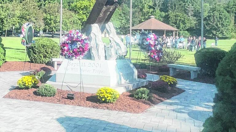 <b>The 9/11 Memorial at Sussex County Community College.</b>