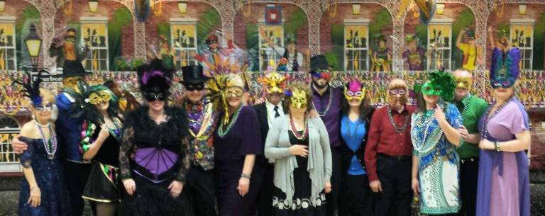 Ballroom Magic holds Mardi Gras party