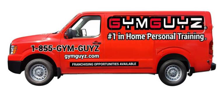 This illustration shows the GymGuyz van owner Justin Smith picked up Tuesday.
