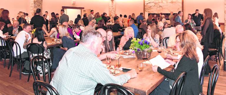 People filled Perona Farms in Sparta for the Taste of Talent.