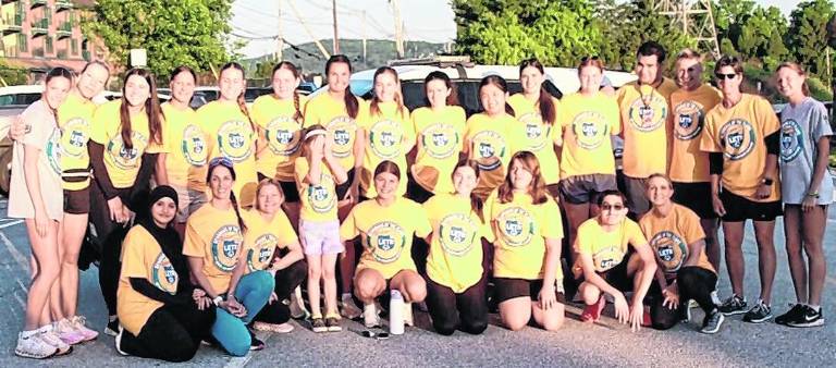 Vernon students join Torch Run for Special Olympics