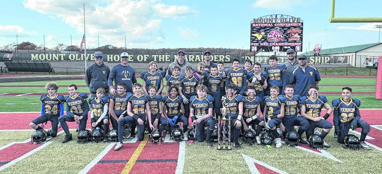 Pee wee Vikings win conference title