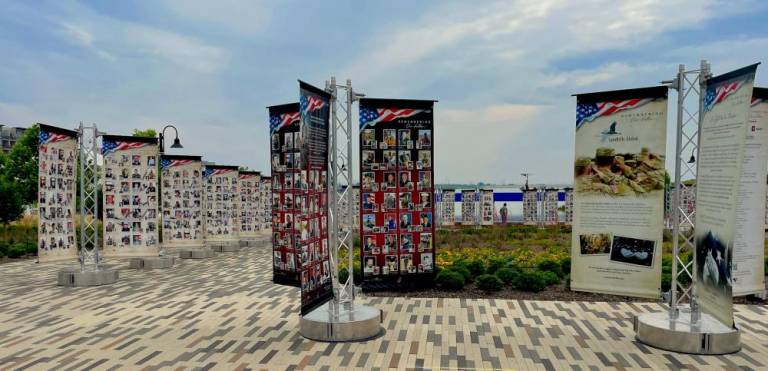 The National Iraq/Afghanistan Memorial, called ‘Remembering Our Fallen,’ is designed to travel. (Photos provided)