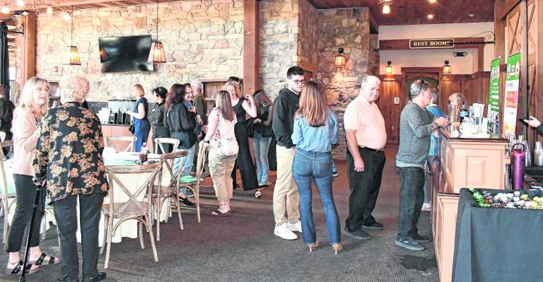 <b>Guests at the Taste of Vernon. Over 200 tickets were sold.</b>