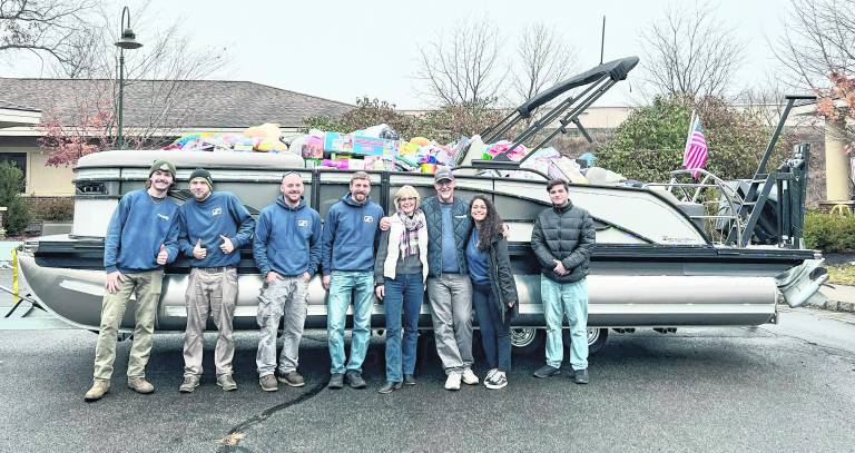 <i><b>Off Shore Marine in Branchville is filling a 24’ boat</b></i> <i><b>with toys on behalf of the Season of Hope Toy Drive.</b></i>