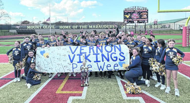 Pee wee Vikings win conference title