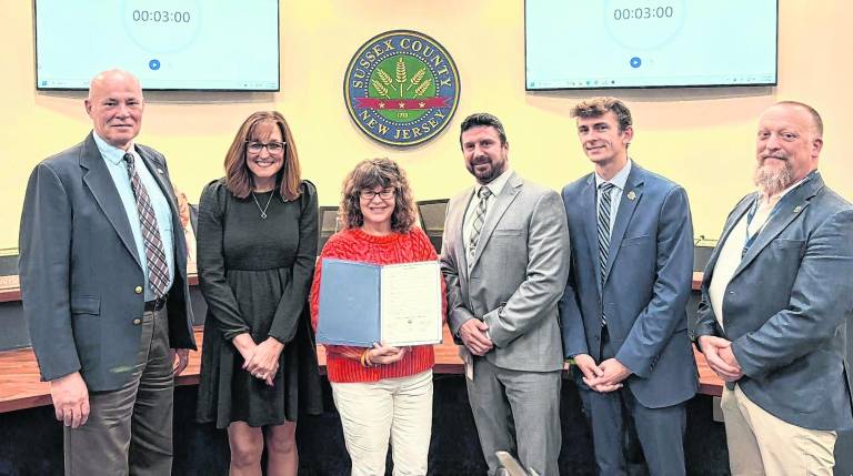 <b>The Sussex County Commissioners issued a proclamation for MS Awareness Week.</b>