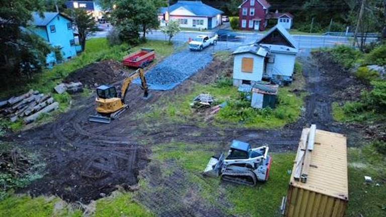 Ground broke for the Rumshock Village - a ten one-bedroom, one-bathroom houses for homeless veterans located on less than an acre of land in the city of Port Jervis - this summer. The first two homes are expected to open by year’s end. Photo source: rumshockvf.org
