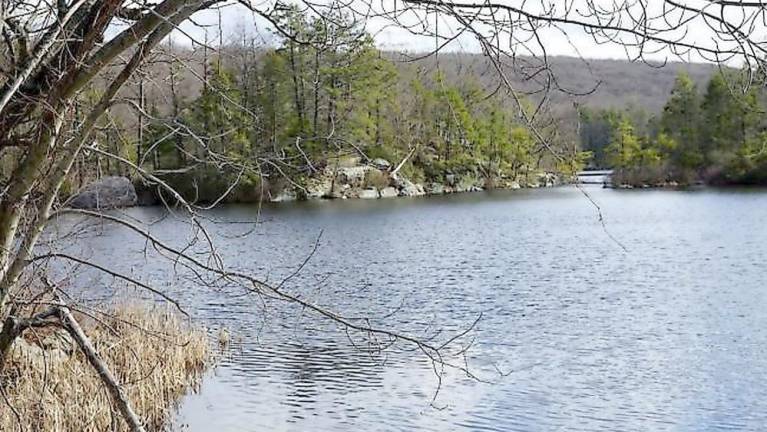 The Ogdensburg Fire Department will hold its traditional bonfire, with social distancing, at Heater's Pond (pictured) on Saturday, Jan. 30 (File photo by Diane Lowe)