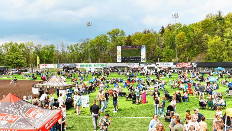 <b>The Sussex County Miners host the annual Food Truck &amp; Craft Beer Festival on Saturday, May 3 at Skylands Stadium. (Photos by Maria Kovic)</b>