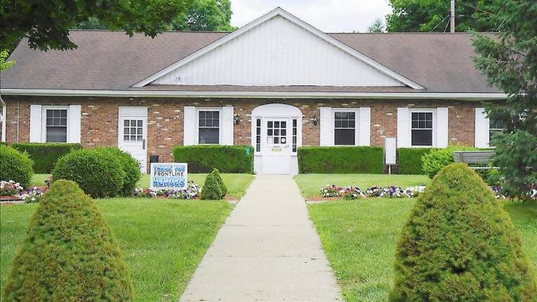 The lobby to Stanhope borough hall is now open (Photo by Vera Olinski)